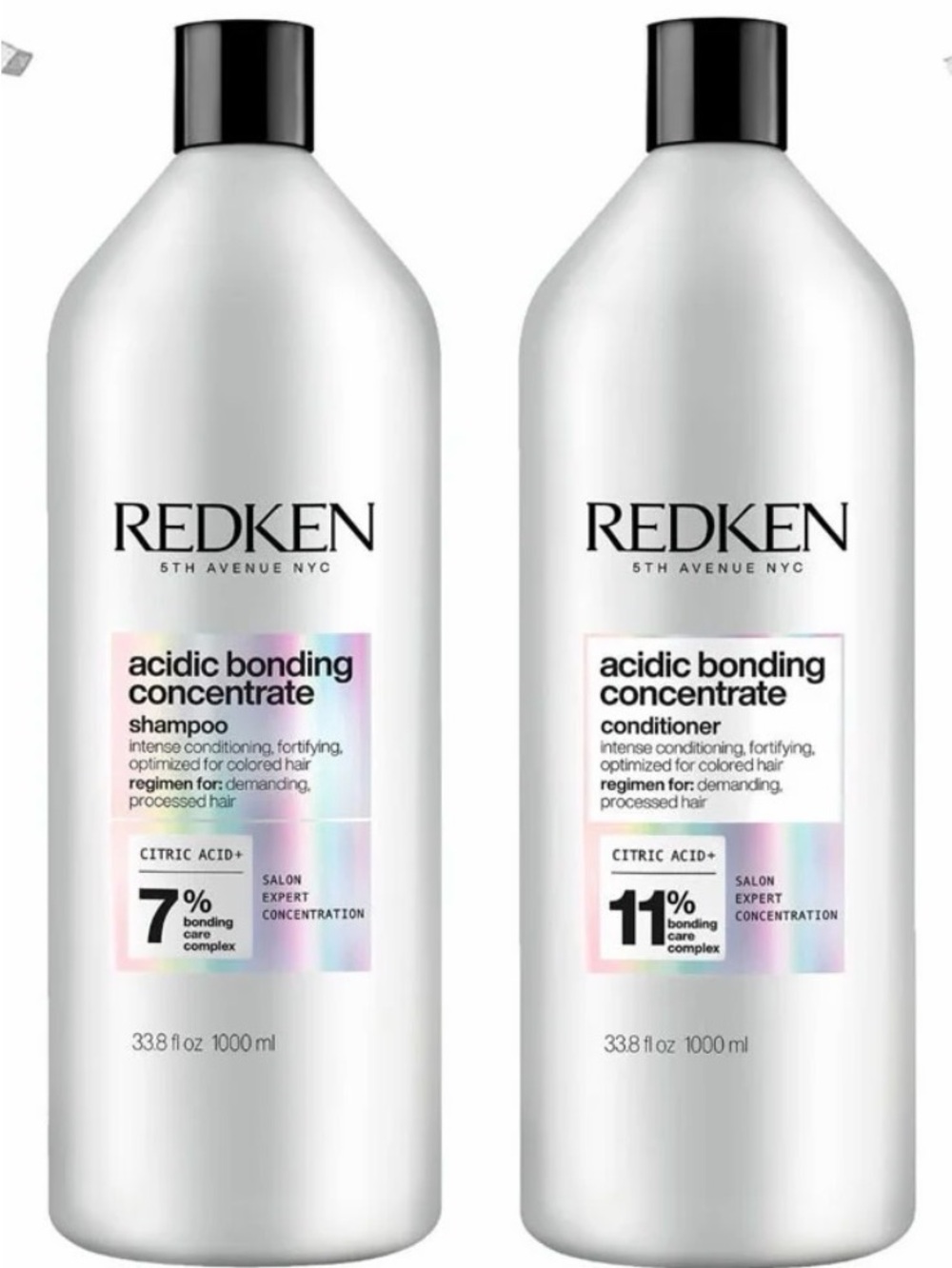 Redken Acidic Bonding Concentrate Shampoo & Conditioner Liter Duo